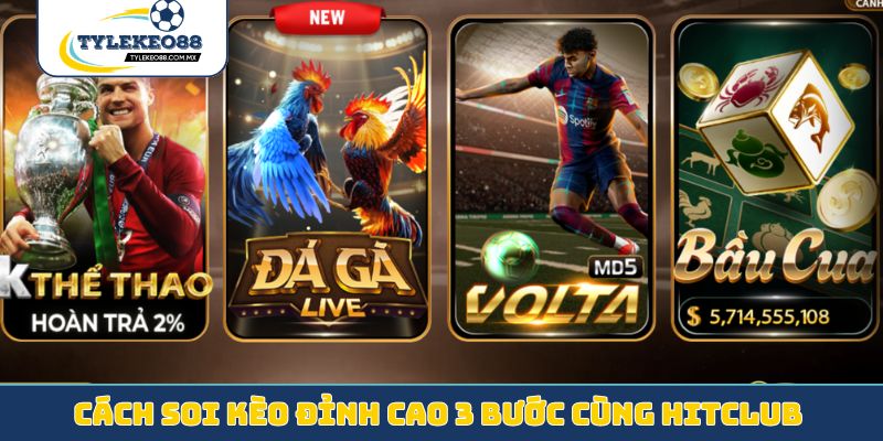 Cách soi kèo đỉnh cao 3 bước cùng Hitclub