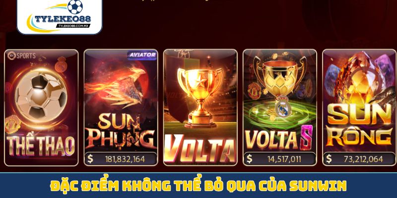 Đặc điểm không thể bỏ qua của sunwin