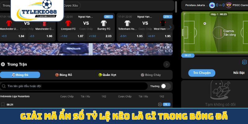 Giải mã ẩn số tỷ lệ kèo là gì trong bóng đá