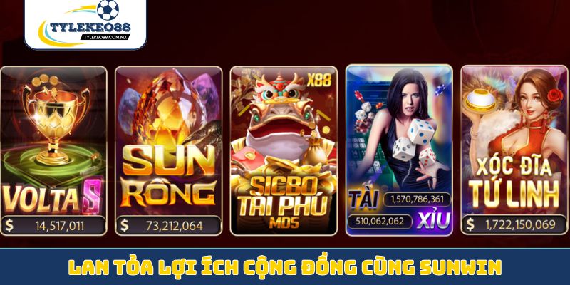 Lan tỏa lợi ích cộng đồng cùng Sunwin