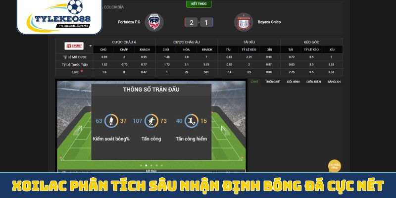 Xoilac phân tích sâu nhận định bóng đá cực nét
