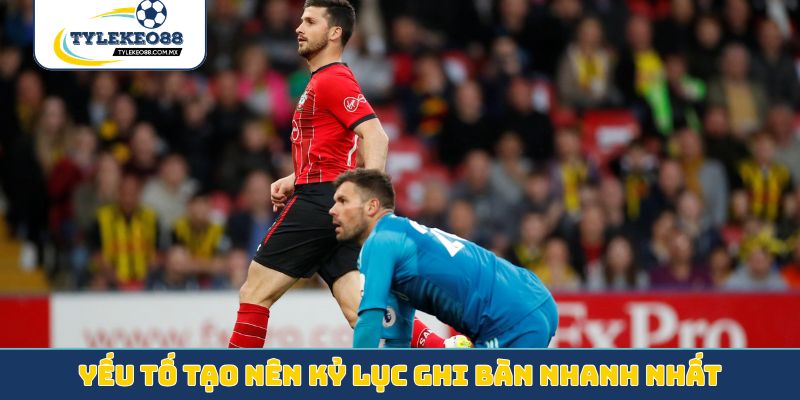 Yếu tố tạo nên kỷ lục ghi bàn nhanh nhất